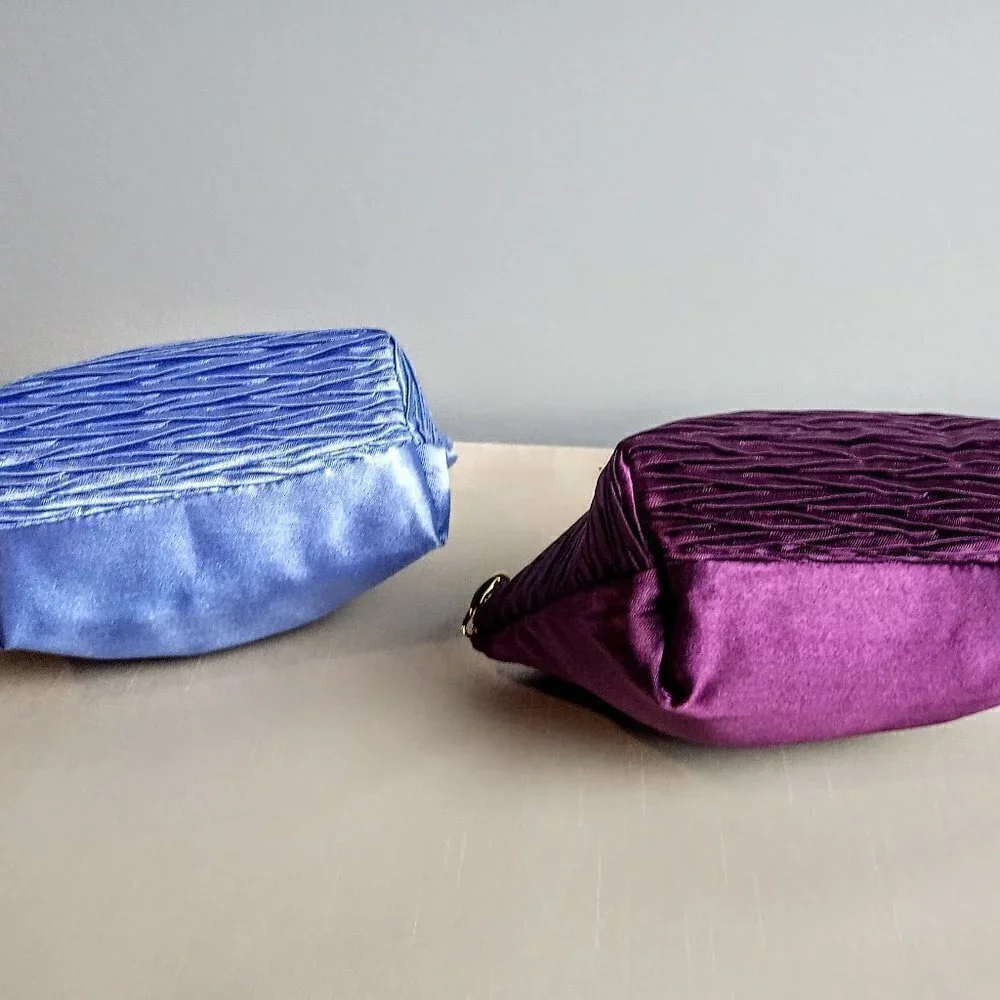 NaRaYa Pleated Cosmetic Bags - 2 Piece Set
